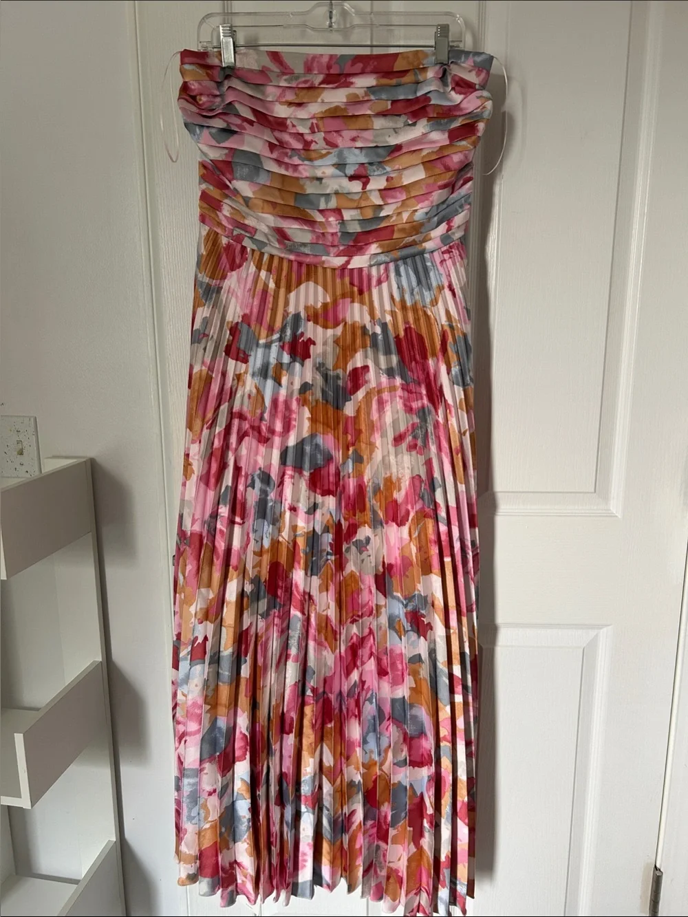 Abercrombie & Fitch Pleated Floral Maxi Dress NWT size L